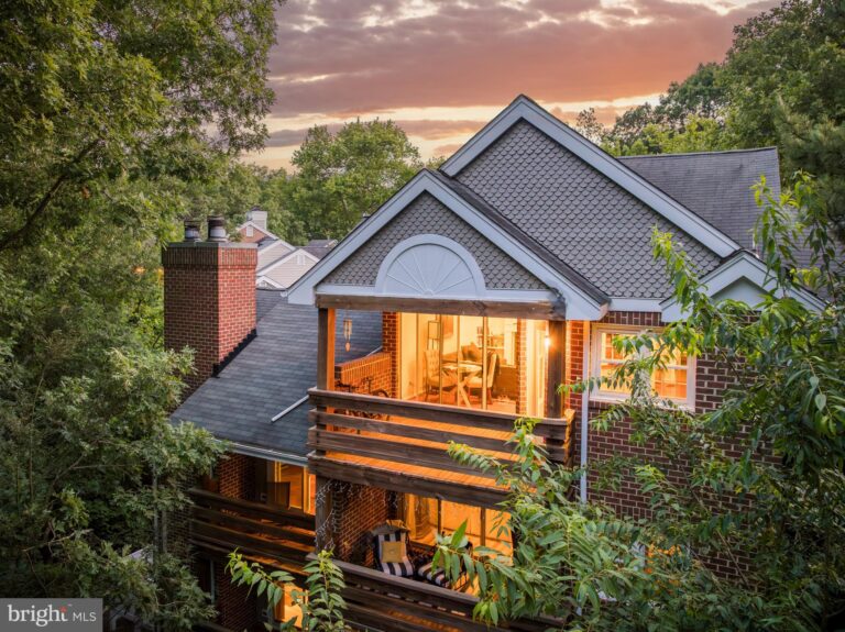 Contemporary home with wood siding and deck among trees, 11168 Beaver Trail Court 11168, Reston, VA