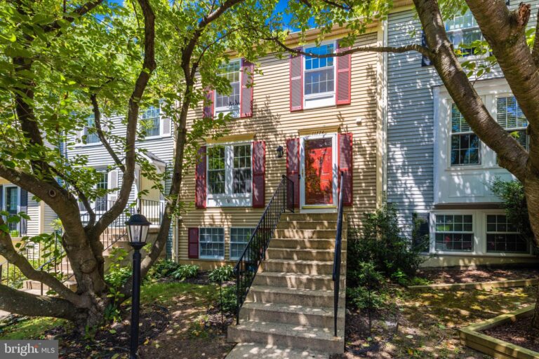 Brick townhome with front stairs, 11774 Bayfield Court, Reston, VA