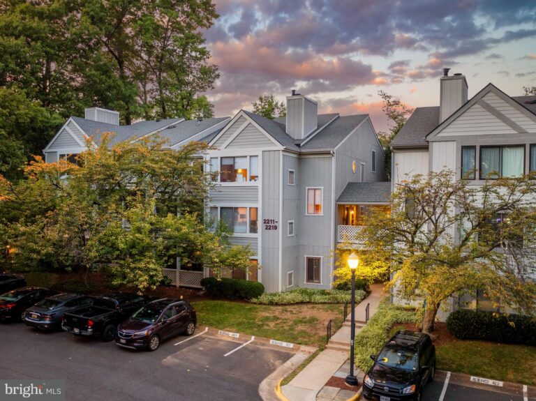 Townhome community at dusk, 2213 Hunters Run Drive 2213, Reston, VA