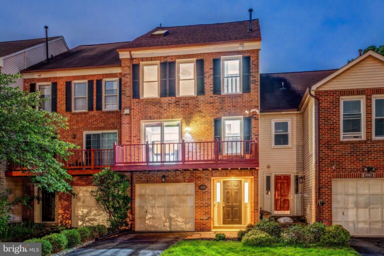 Brick townhome with balcony and garage, 4604 King Duncan Road, Alexandria, VA
