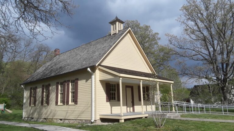 The historic Oakton Schoolhouse in Oakton Community Park, Oakton, Virginia
